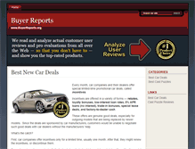 Tablet Screenshot of buyerreports.org